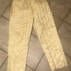 Nike Men's Cream Quilted Joggers